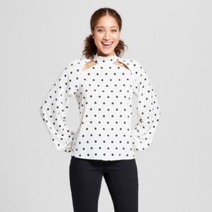 Adorable Polka Dot Blouse